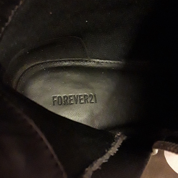 COPY -SOLD Forever 21 Women's Ankle Boots Black - Picture 5 of 10